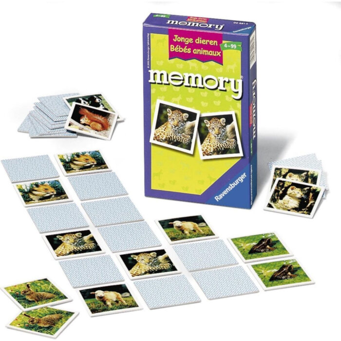 Ravensburger Memory Jonge Dieren Pocket - Afbeelding 2