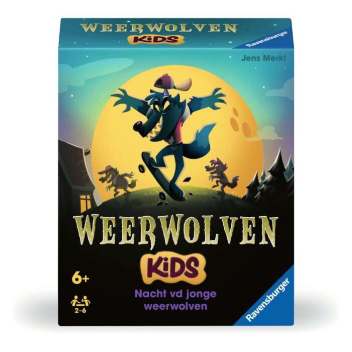 Ravensburger spel weerwolven kids nacht van de  jonge weerwolven
