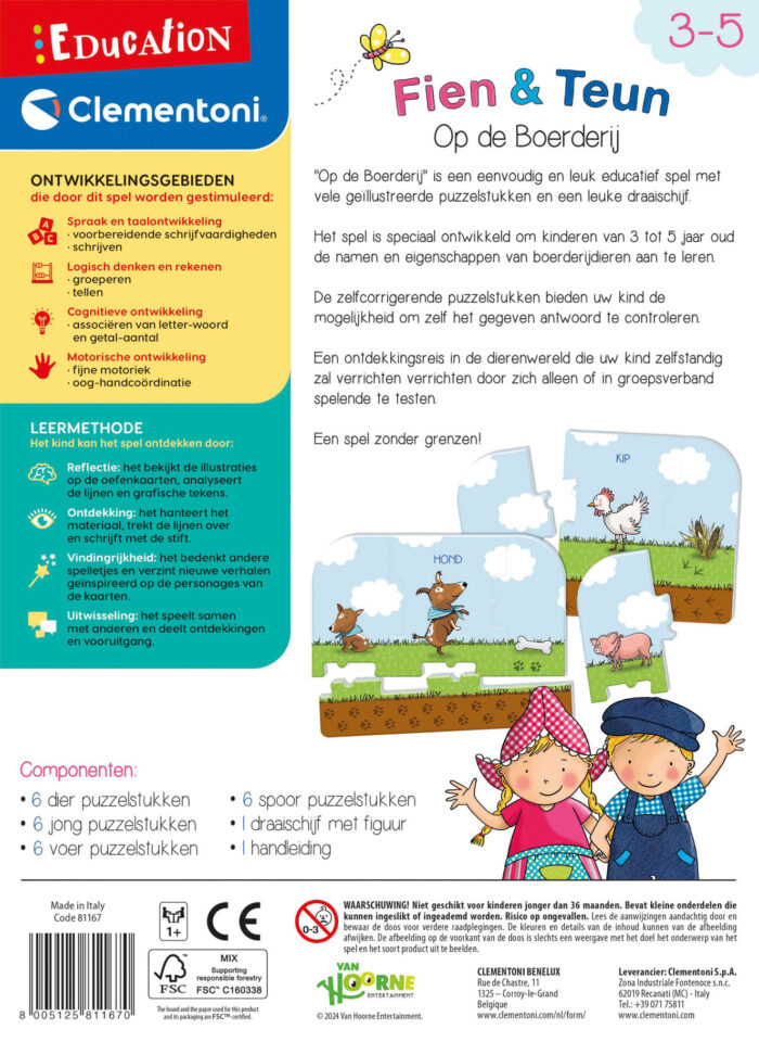 Clementoni fien en teun op de boerderij - Afbeelding 6