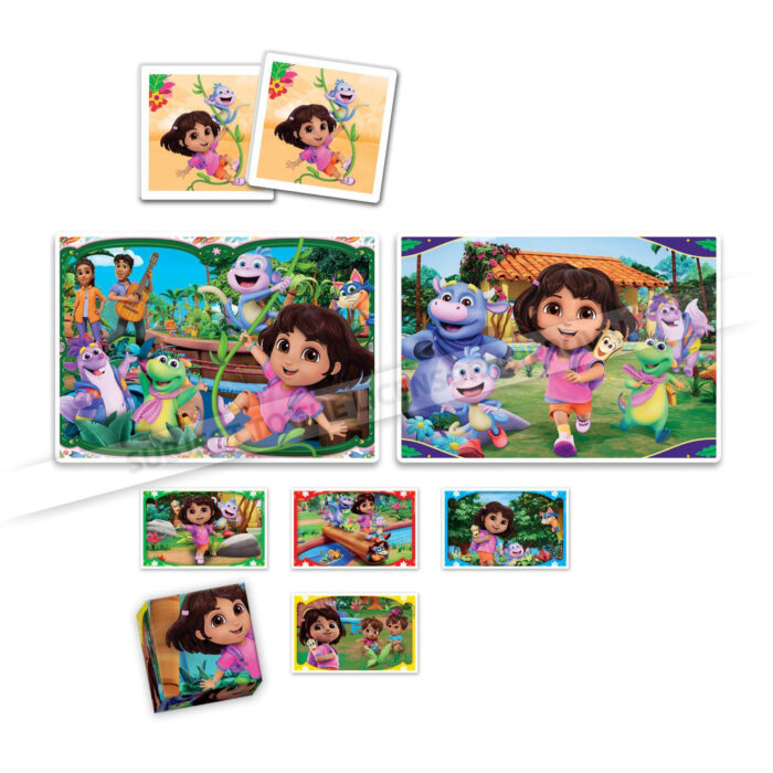 Spel edukit 4 in 1 Dora The Explorer - Afbeelding 2