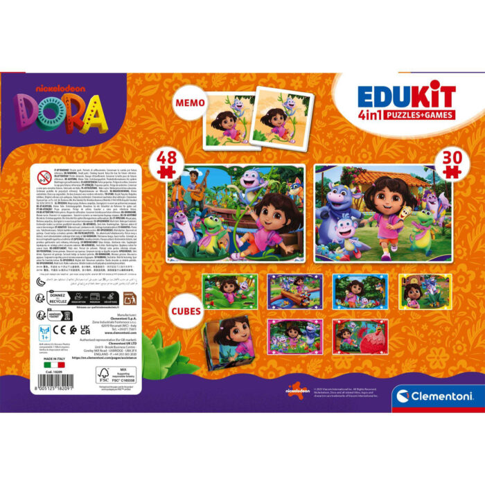Spel edukit 4 in 1 Dora The Explorer - Afbeelding 3