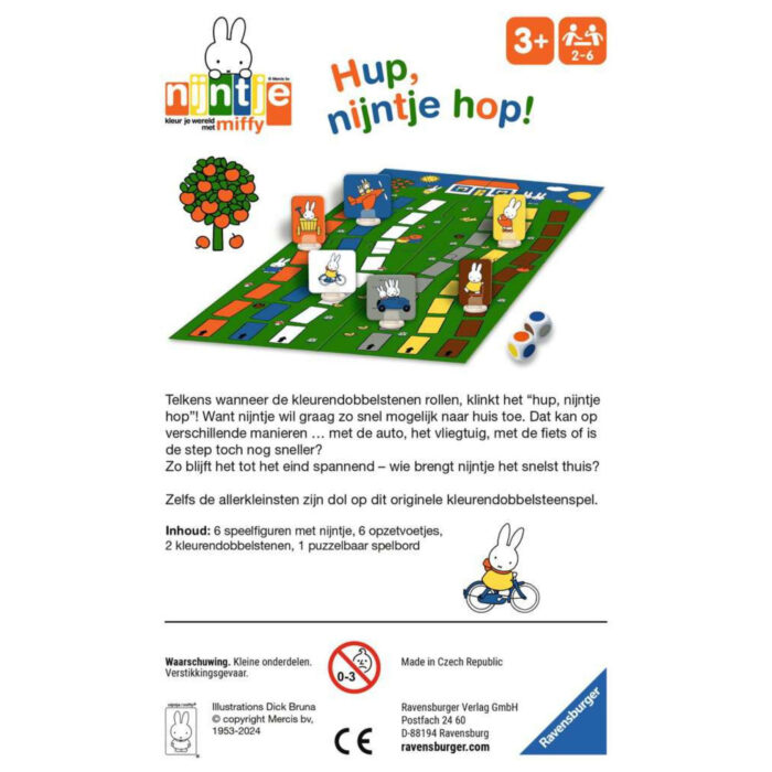 Ravensburger Spel Hup Nijntje Hop Pocket - Afbeelding 2