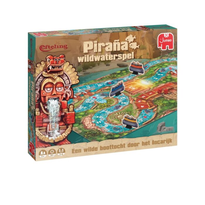 Spel Efteling Ganzenbord Piraña wildwaterspel
