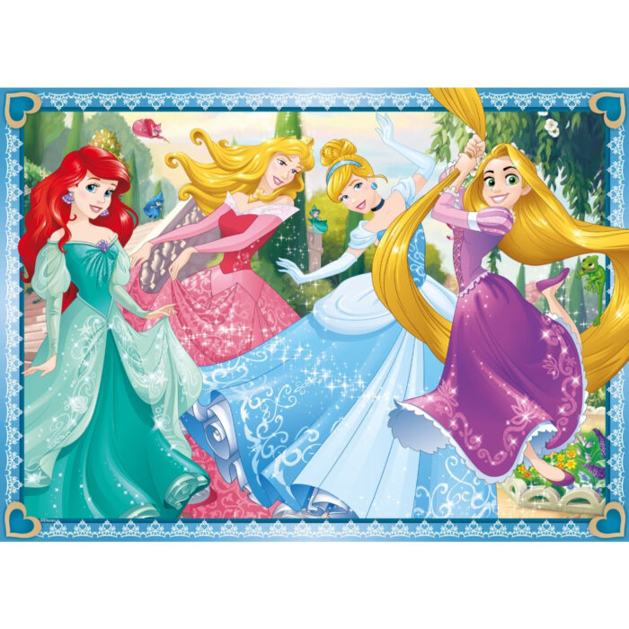 Puzzel Ravensburger Disney Princess 4 in1 100 stukjes - Afbeelding 3