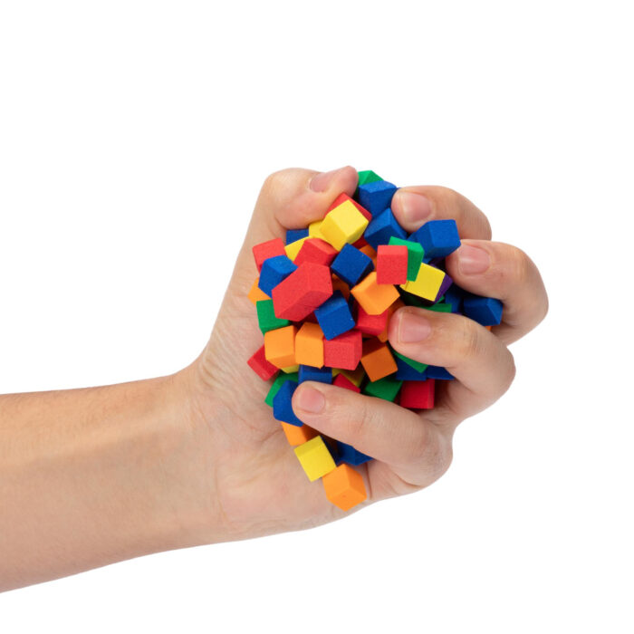 Puzzel foam blokken 1 cm zelfklevend - Afbeelding 4