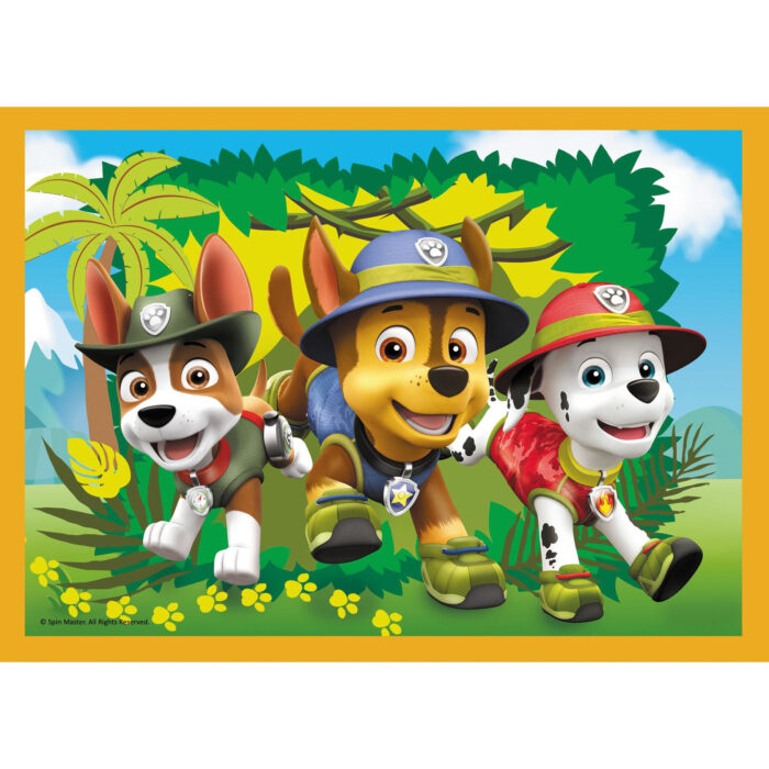 Puzzel Paw Patrol 4 in 1 - Afbeelding 3