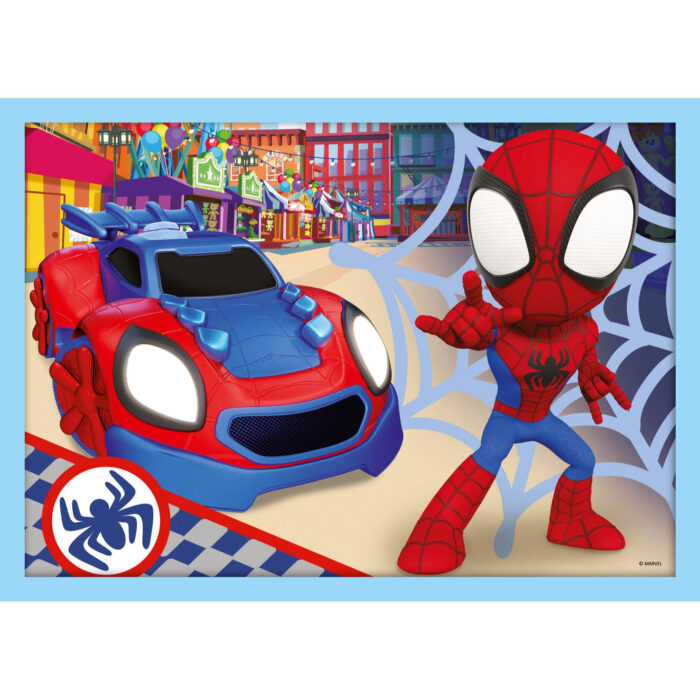 Puzzel Spidey and Friends 4 in 1 - Afbeelding 2