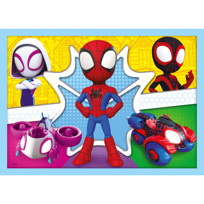 Puzzel Spidey and Friends 4 in 1 - Afbeelding 4