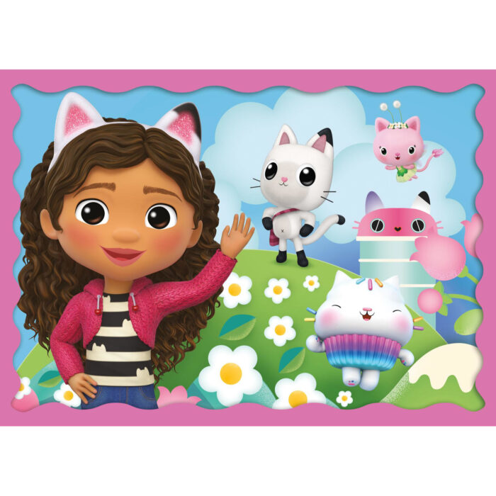 Puzzel Gabby's Dollhouse 4 in 1 - Afbeelding 2