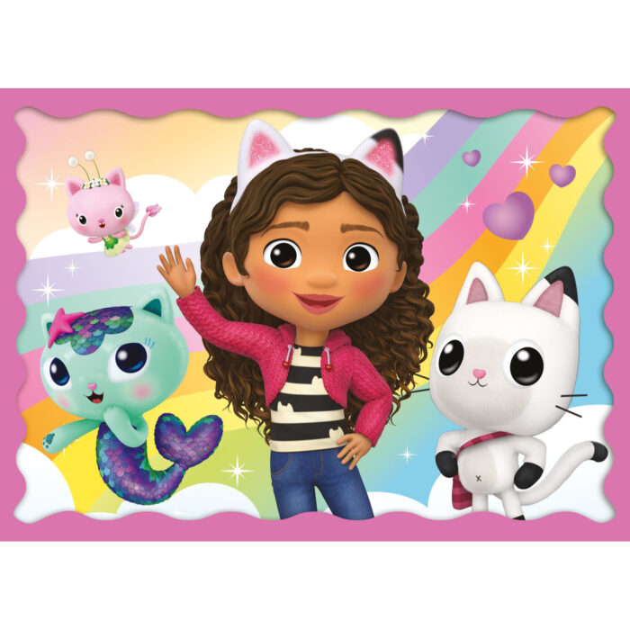 Puzzel Gabby's Dollhouse 4 in 1 - Afbeelding 4