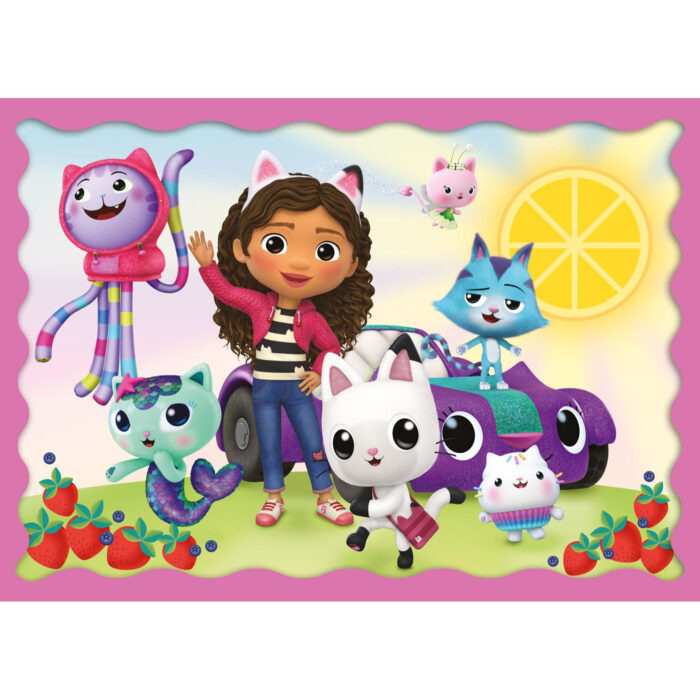 Puzzel Gabby's Dollhouse 4 in 1 - Afbeelding 5