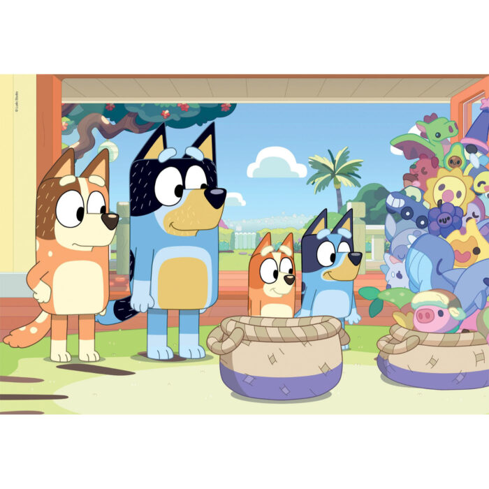 Clementoni Puzzel 2x20 Stukjes Bluey - Afbeelding 2