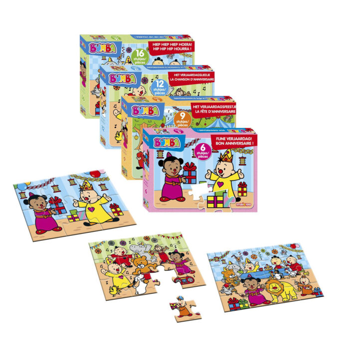 Bumba Puzzel 12 Stuks Het Verjaardagslied - Afbeelding 2