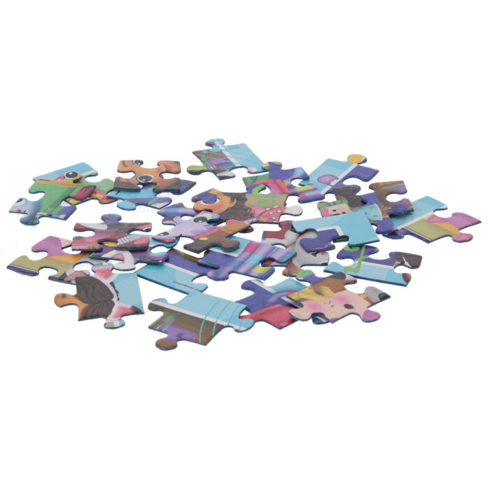 Puzzel Gabby's Dollhouse 4 x 42 stukjes - Afbeelding 3