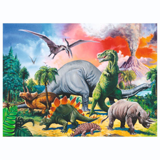 Ravensburger puzzel tussen de dino's 100 xxl - Afbeelding 2