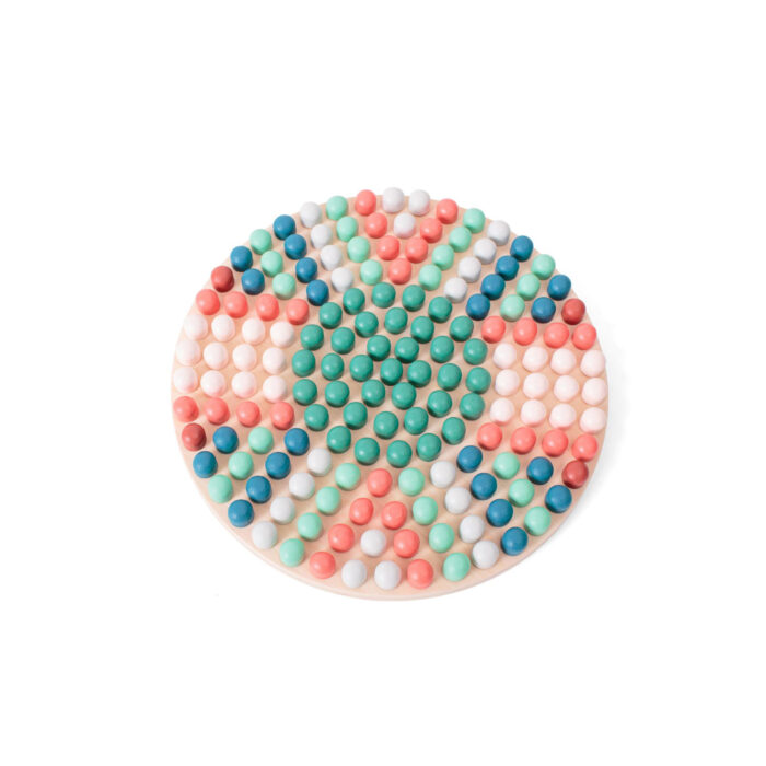 Spel Mozaiek Pin Bord Hout - Afbeelding 3