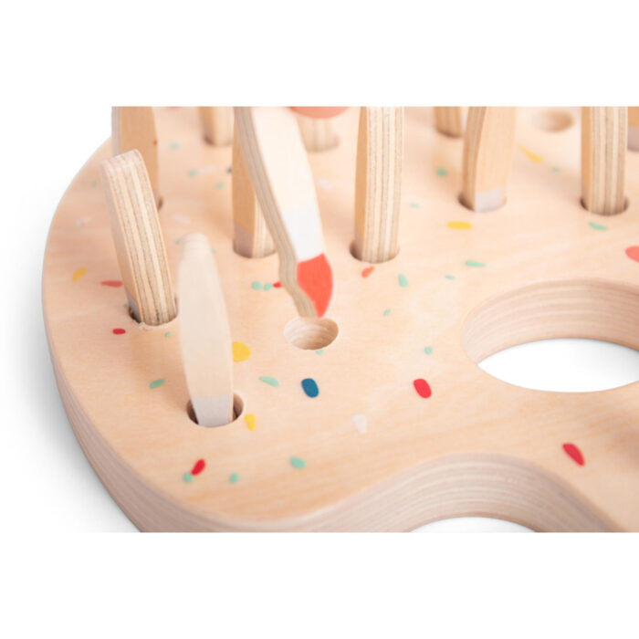 Spel verfkwast memo hout BS toys - Afbeelding 3
