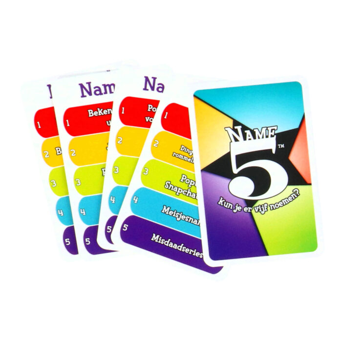 Name 5 - Kaartspel - Afbeelding 3