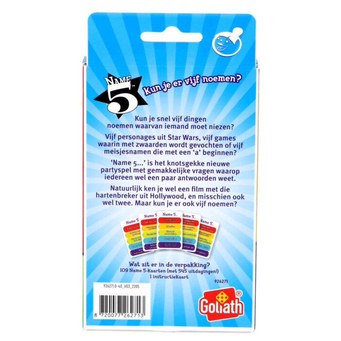 Name 5 - Kaartspel - Afbeelding 6