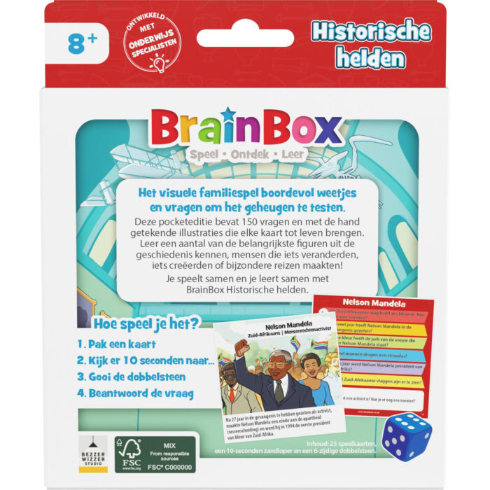 Spel Brainbox Pocket Historische helden - Afbeelding 3