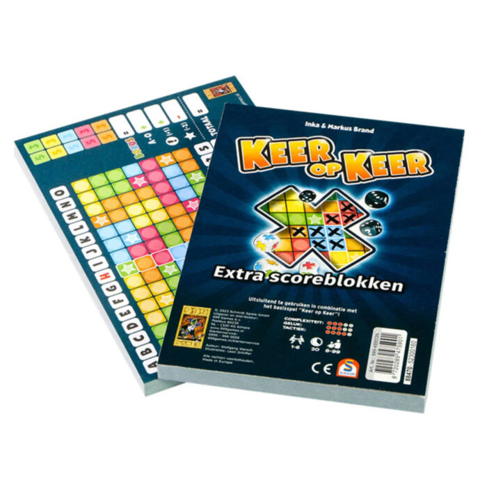 Spel Keer Op Keer Scoreblok 2 stuks Level 1 - Afbeelding 2