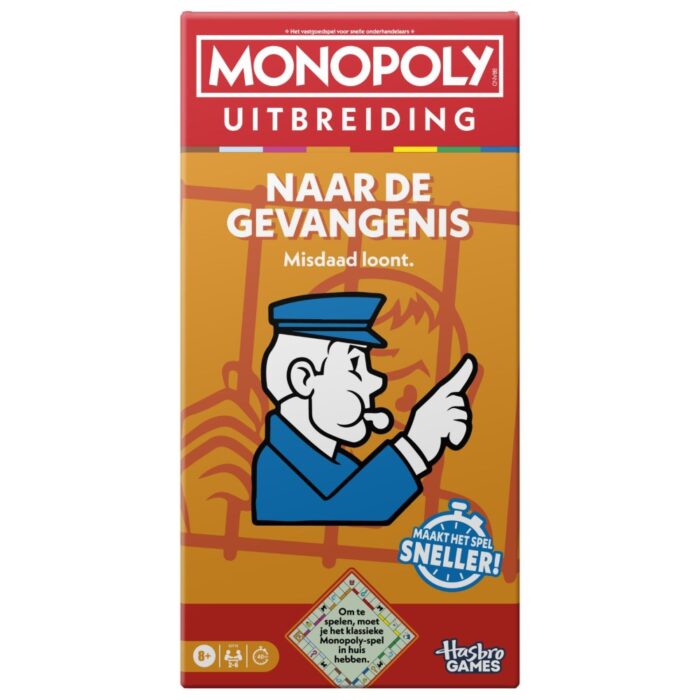 Spel Monopoly uitbreiding go to jail