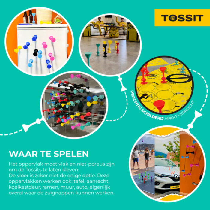 Spel Tossit Starter Pack Rood-Turquoise - Afbeelding 3