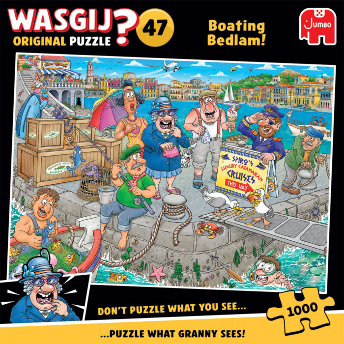 Wasgij original 47- De boot in! 1000 stukjes - Afbeelding 3
