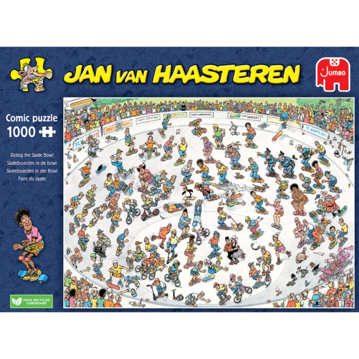 Jan Van Haasteren Skatebowl 1000 stukjes - Afbeelding 4