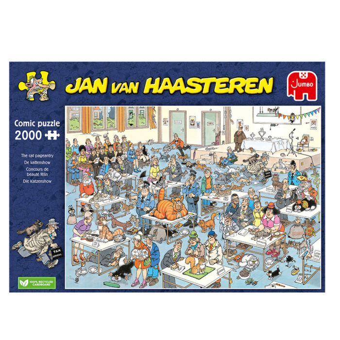 Jan Van Haasteren Puzzel De Kattenshow 2000  Stukjes - Afbeelding 3