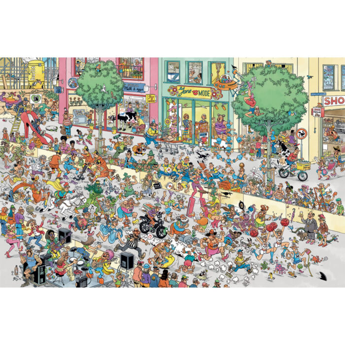 Puzzel Jan Van Haasteren Een Naaldhak te  Hoog (1500) - Afbeelding 2