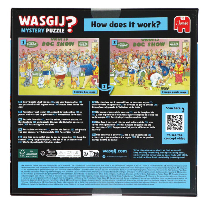 Wasgij Mystery 27 - Vlam In De Pan! 1000 stukjes - Afbeelding 3