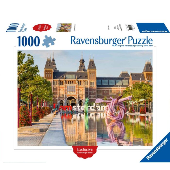 Ravensburger puzzel Amsterdam rijksmuseum 1000 stukjes