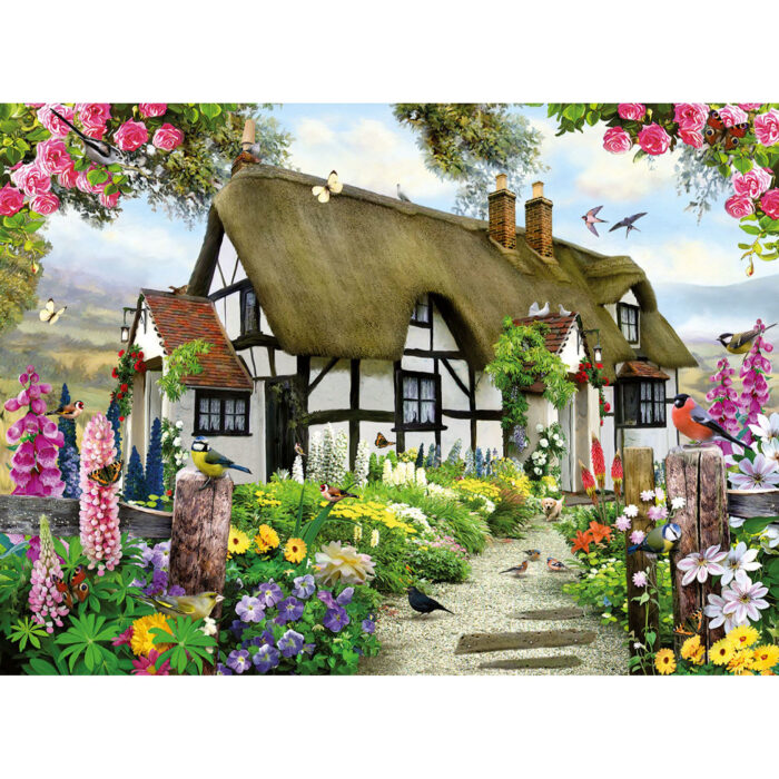 Ravensburger Puzzel idyllische cottage 500 stukjes - Afbeelding 2