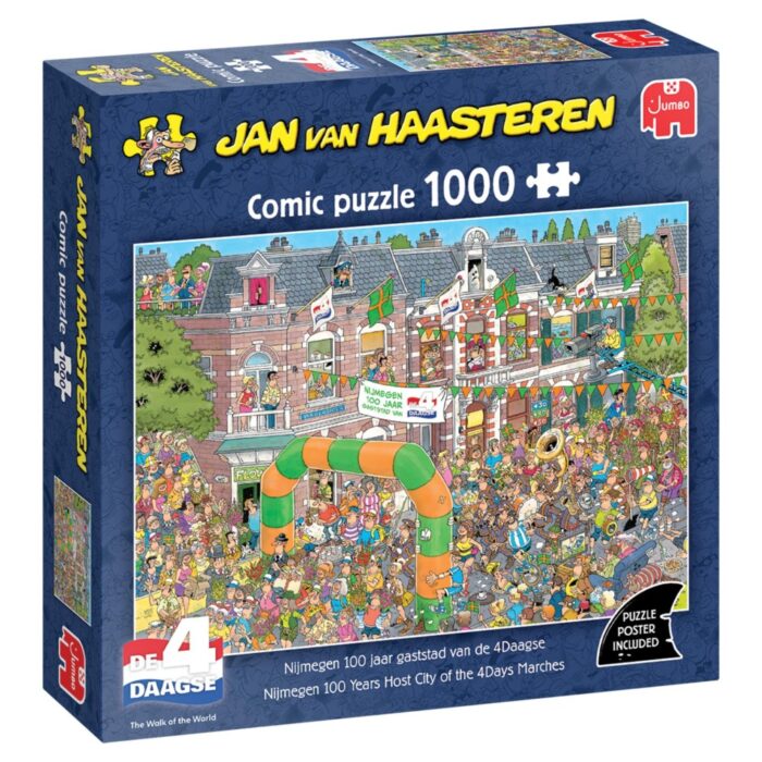Puzzel Jan van Haasteren Nijmeegse 4-Daagse 100 jaar 1000 stukjes