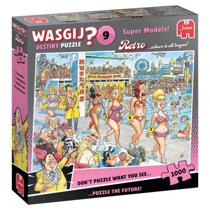 Wasgij puzzel retro Topmodellen 1000 stukjes