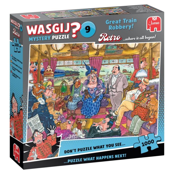Wasgij puzzel retro De Grote Treinroof 1000  stukjes
