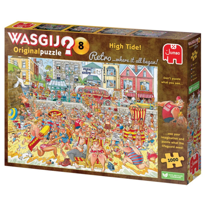 Puzzel Wasgij Retro origineel 8 vloed 1000 stukjes - Afbeelding 3