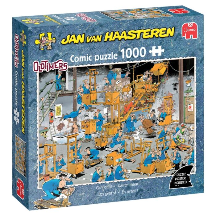 JvH puzzel Oldtimer karren maar 1000 stukjes