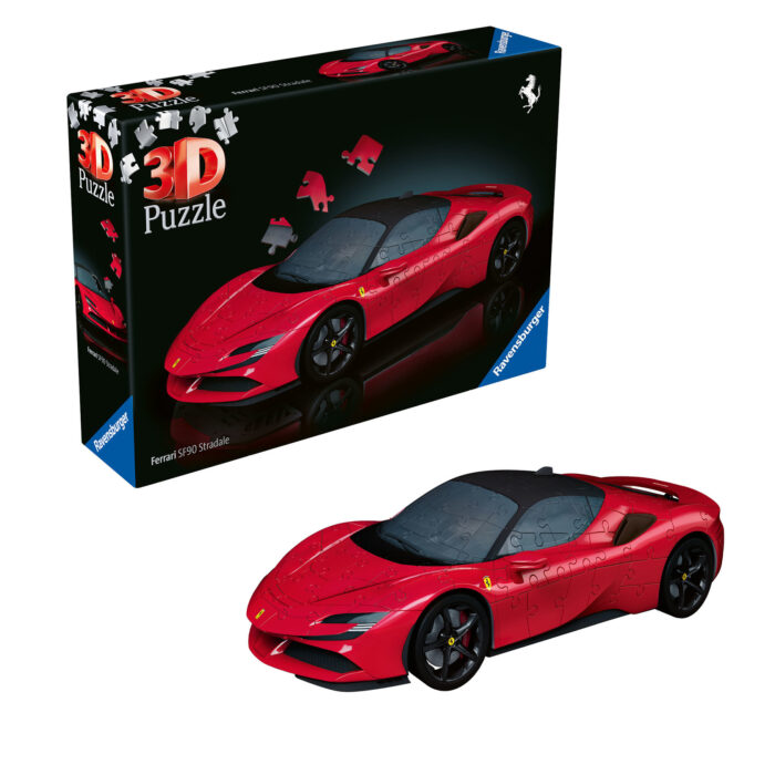 Ravensburger - 3D Puzzel - Ferrari SF90 Stradale  108 stukjes - Afbeelding 2