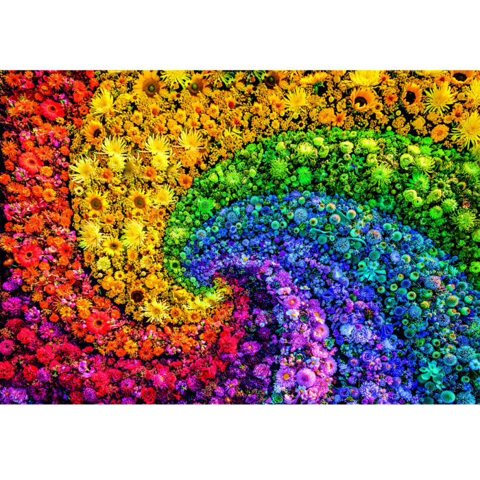 Puzzel Flower Colorboom 1000 stukjes - Afbeelding 2