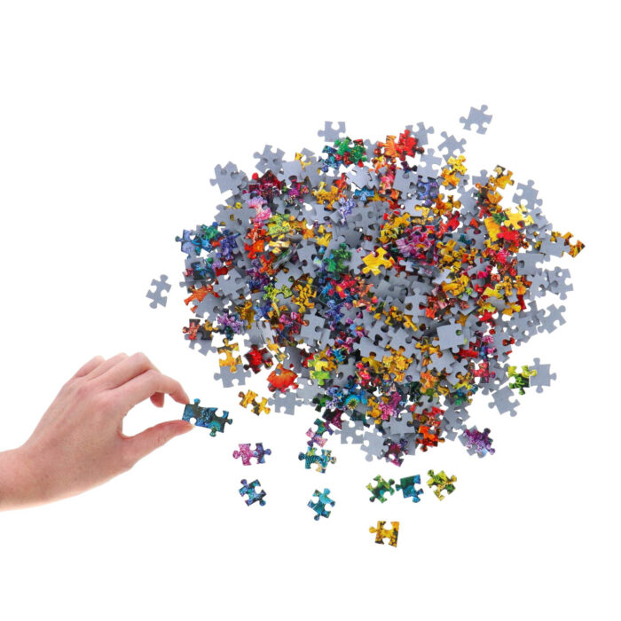 Puzzel Flower Colorboom 1000 stukjes - Afbeelding 3