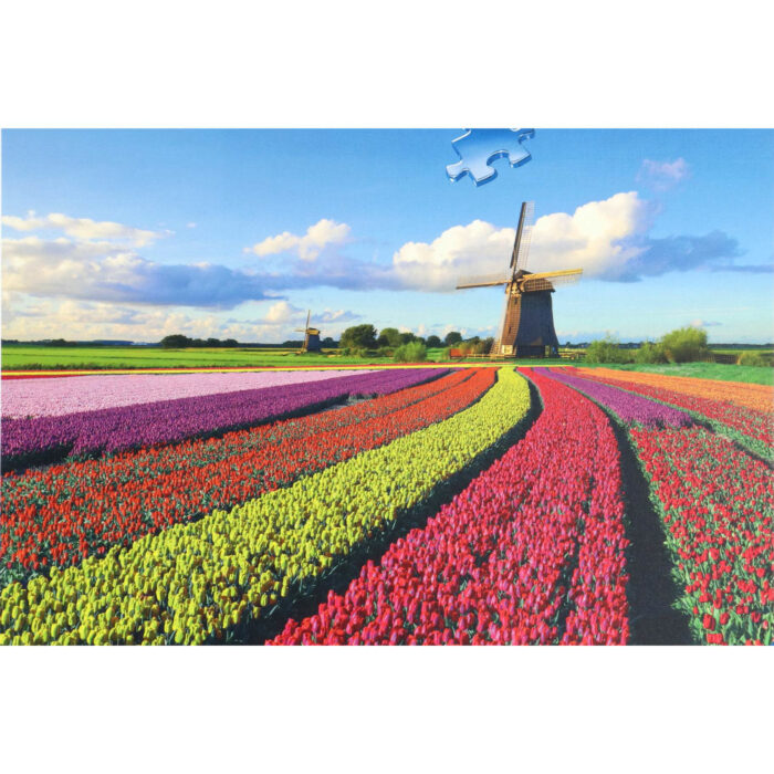 Ravensburger puzzel Hollandse windmolen 1000 stukjes - Afbeelding 2