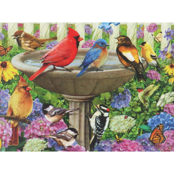 Ravensburger Puzzel Het Vogelbad 500 Stukjes Extra Groot - Afbeelding 4