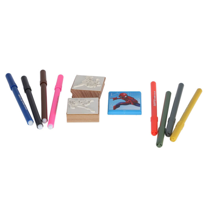 Spiderman stempelset 11 delig - Afbeelding 2