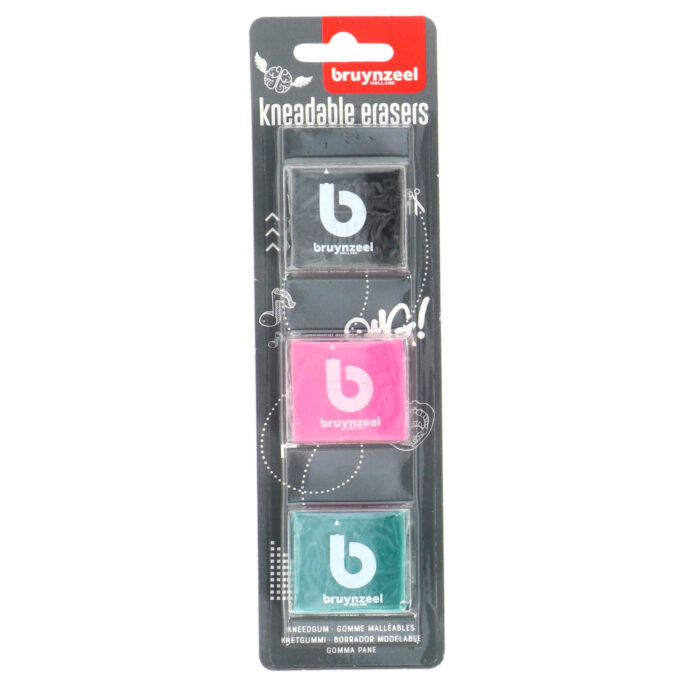 Kneedgum Bruynzeel 3 Stuks - Afbeelding 2