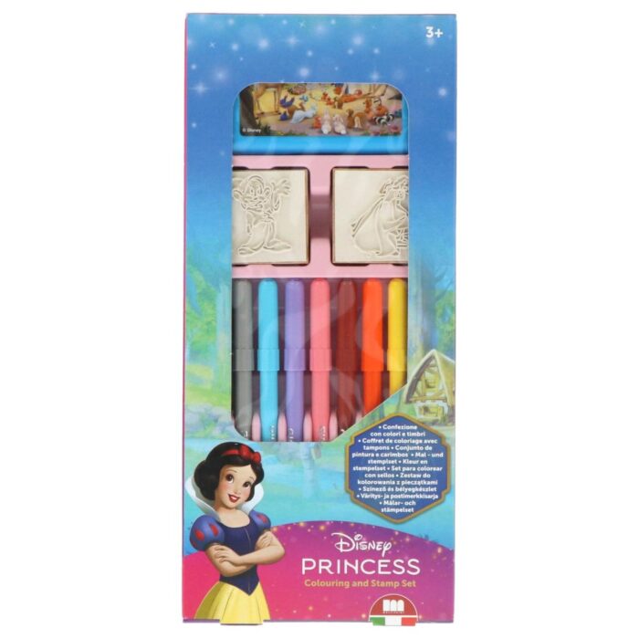 Kleuren stempel set Princess 13-delig