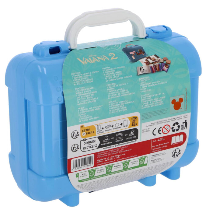 Kleuren stempel kofferset Vaiana 21-delig - Afbeelding 2