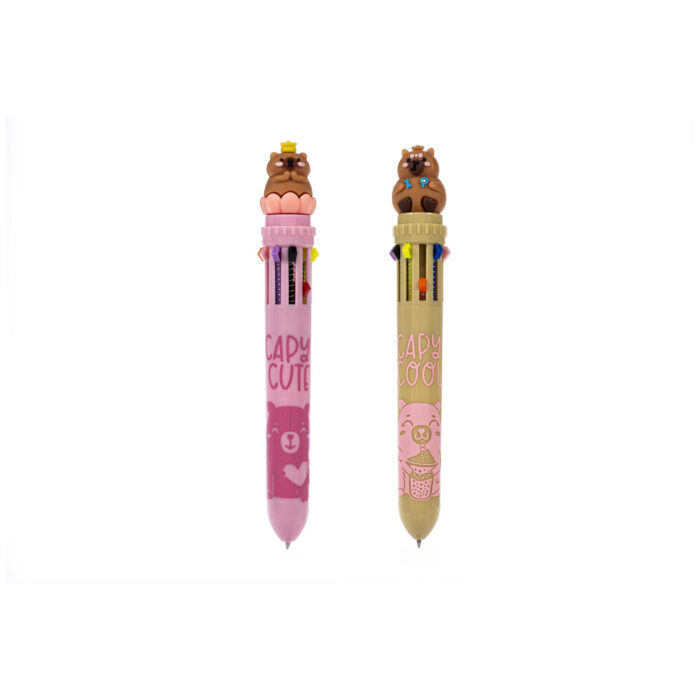 Dream Pop Set Van 2 Multicolor Pennen Capibara - Afbeelding 2