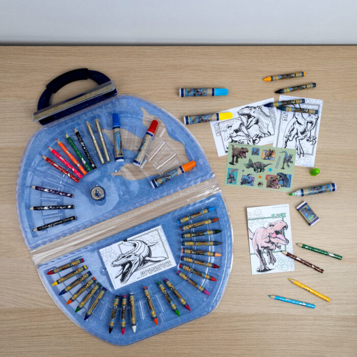 Jurassic World Kleurkoffer 51-delig - Afbeelding 6